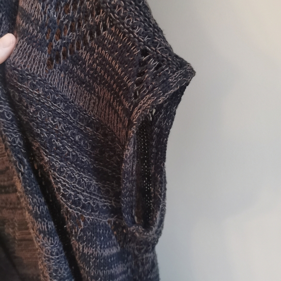 Triangle Knit Kimono Cardigan - Picture 3 of 7